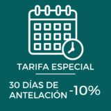 30 días de antelación